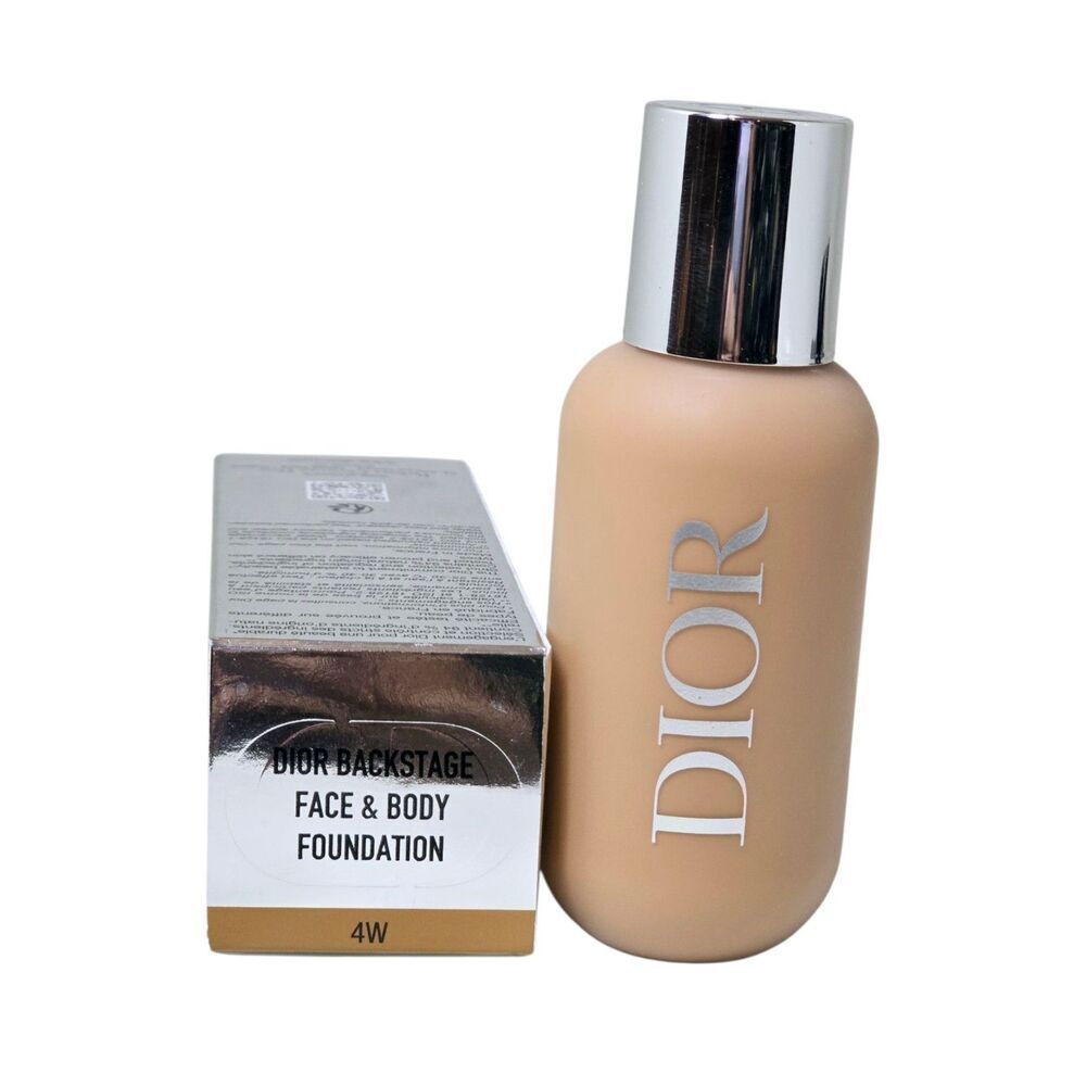 CHRISTIAN DIOR FACE & BODY FOUNDATION - Shade 4W - 1.7 OZ